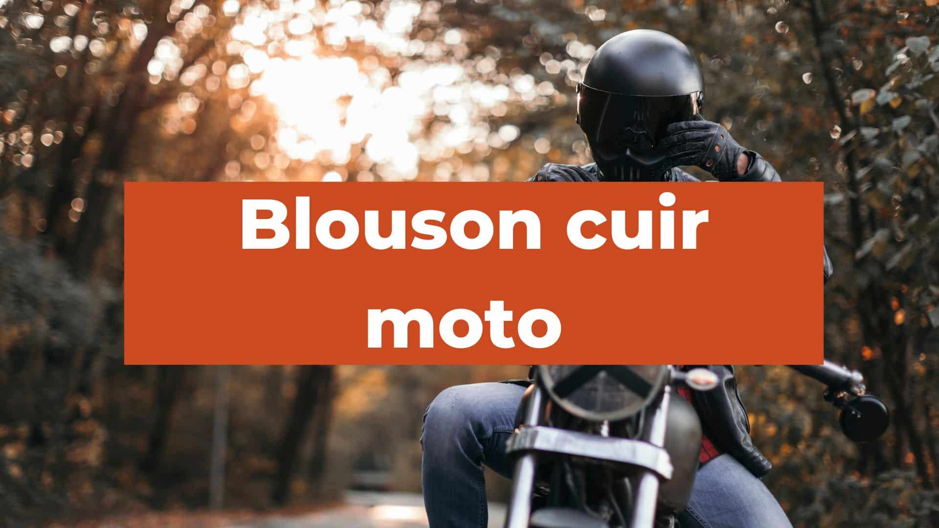 blouson cuir moto