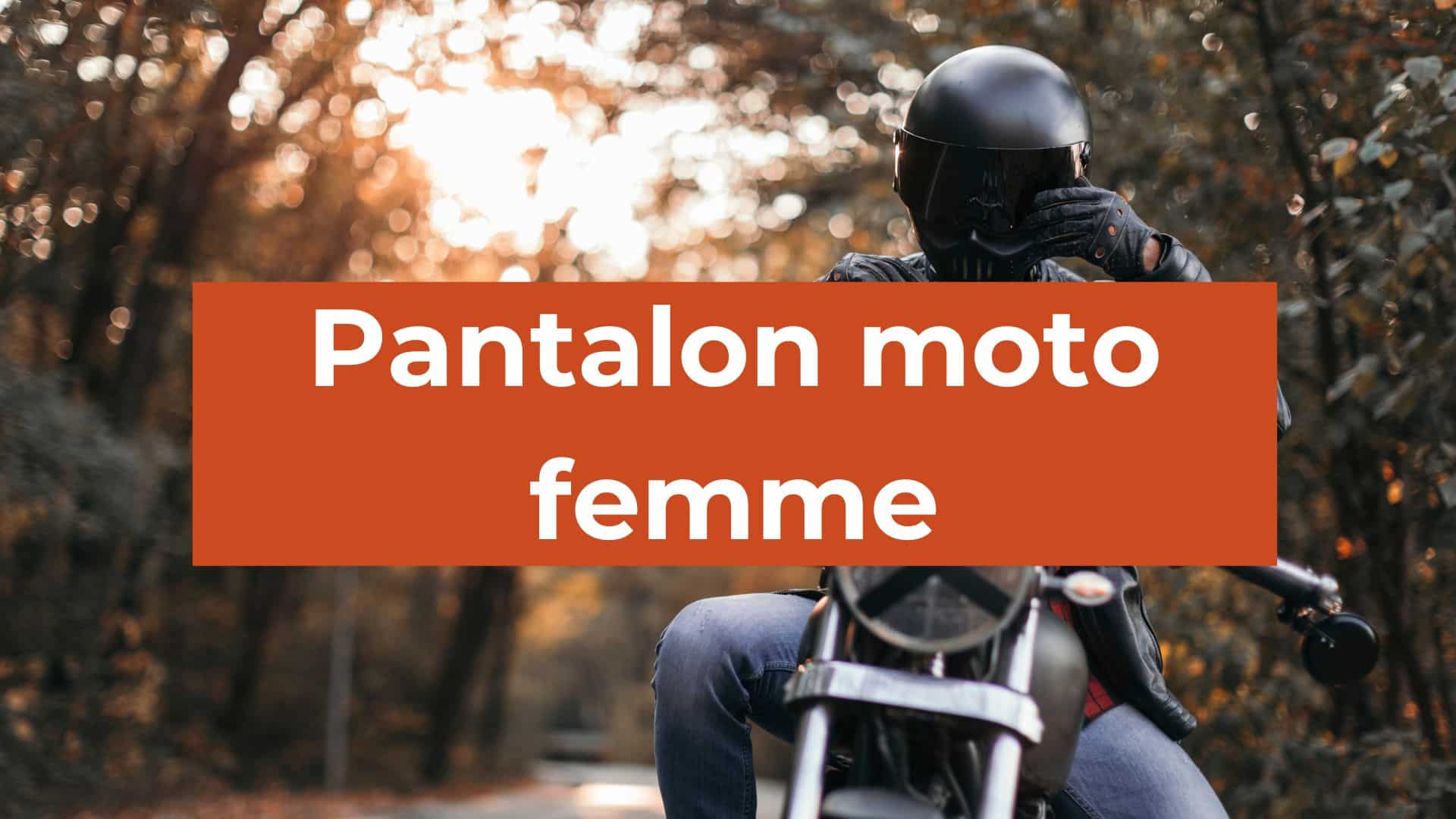 pantalon moto femme