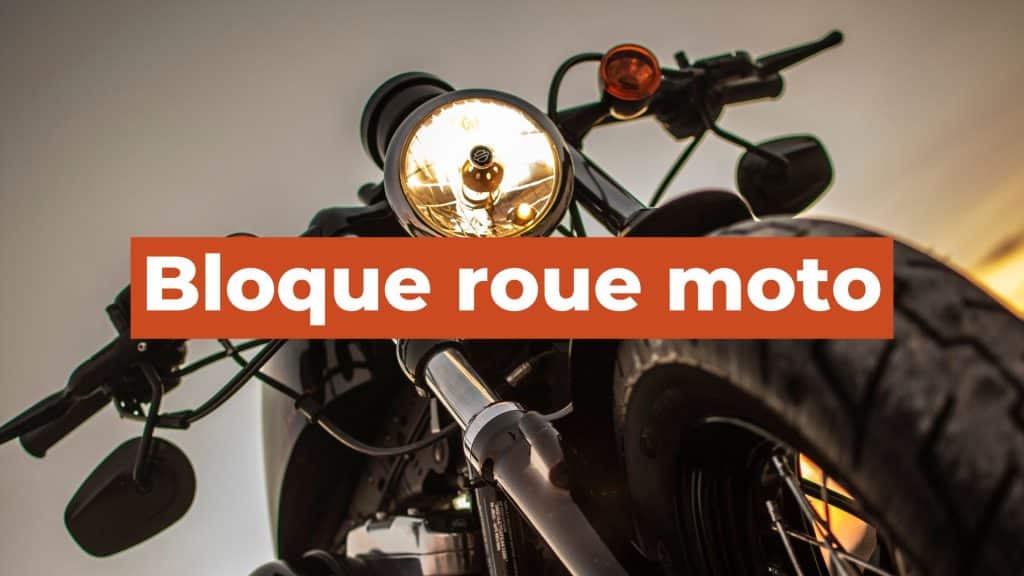 bloque roue moto