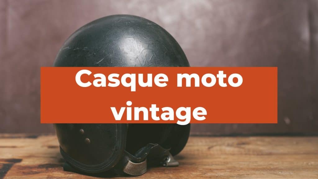 casque moto vintage