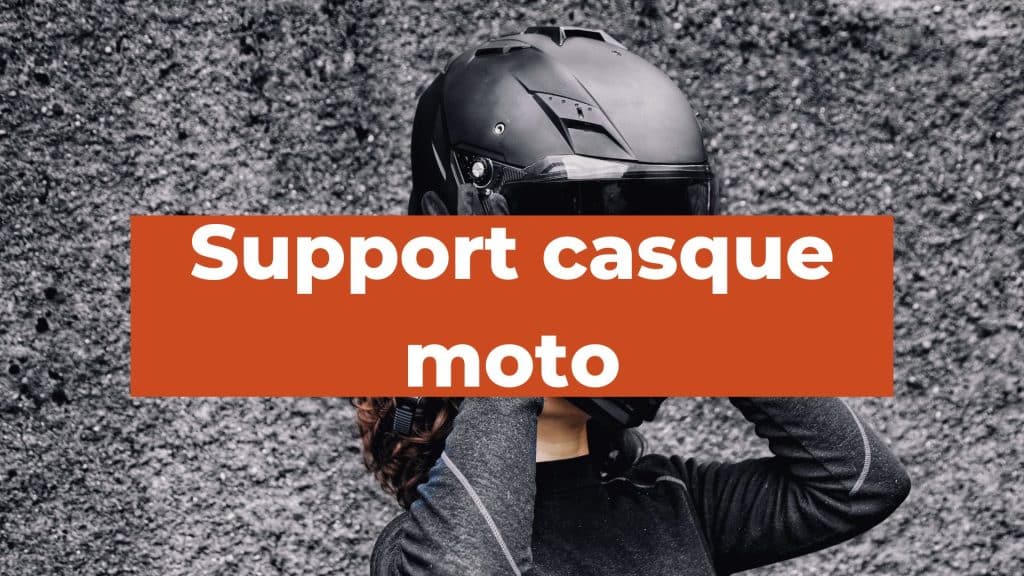 support casque moto