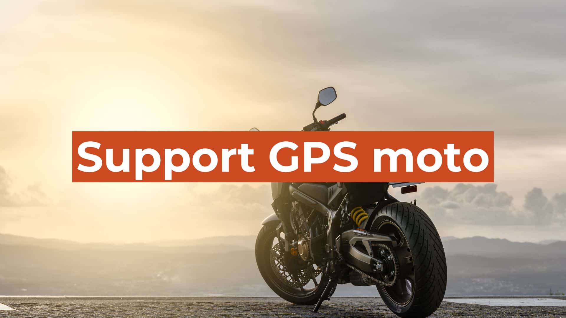 support gps moto